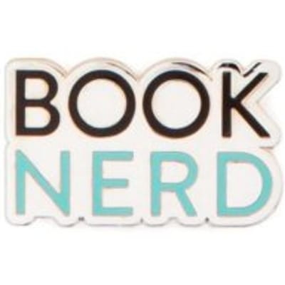 Book Nerd Enamel Pin - Out of Print