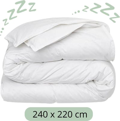 Sleeps Micro 4 Seizoenen Dekbed - Hotelkwaliteit - 240x220 cm - Anti Allergie - Comfort & Ademend - Lits-Jumeaux - Zomerdekbed & Winterdekbed