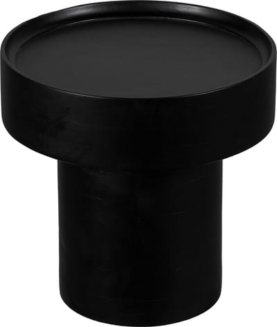 Lewis & Loft Bijzettafel Luus - Rond - FSC® mangohout - Rond ⌀50 - Zwart