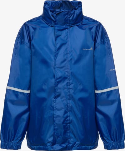 Mountain Peak kinder regenjas - Blauw - Met capuchon - Ritssluiting - Maat 110/116