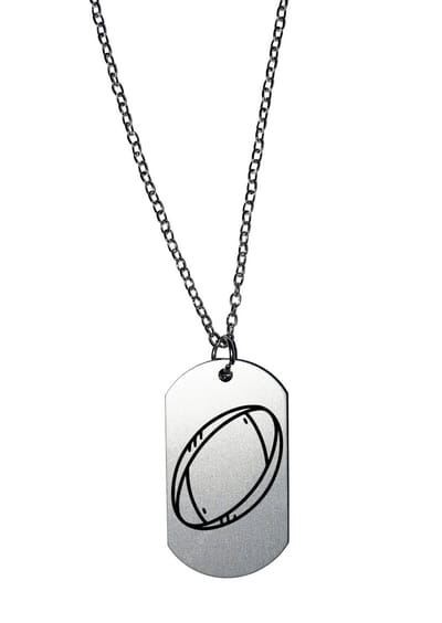 Akyol - rugby ketting - Rugby - rugbyspelers - leuke kado voor iemand die van rugby houd