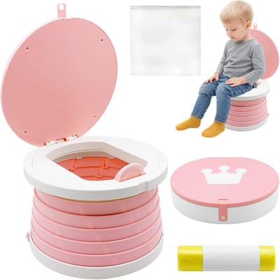 Opvouwbaar Reis Potje voor Kinderen - Toilet Trainingspotje voor Onderweg