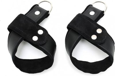 Bondage Play leren handboeien zonder ketting