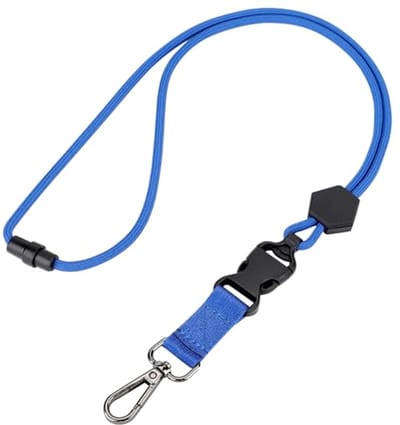 Lange Lanyard Blauwe Veiligheidsklem Verstelbare Lanyard voor School en Kantoor