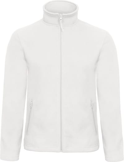 Fleecevest 'ID.501 Micro Fleece Full Zip' Maat M Wit