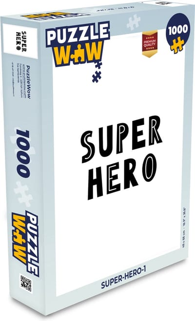 Puzzel Jongens - Quotes - Super hero - Kind - Spreuken - Legpuzzel - Puzzel 1000 stukjes volwassenen
