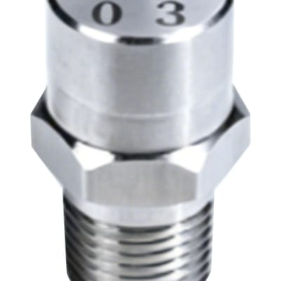 10 Pièces Buse de Pulvérisation Plate en Éventail 110 Degrés Filetage BSPT 1/8 Acier Inoxydable Buse de Pulvérisation en Éventail Diamètre d'Orifice 1,1 mm pour