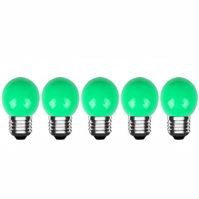 LED Kogellamp E27 Groen - 300 lumen - 3W - IP20 - G45 - 230V - 5 stuks