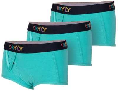 Dryly Plaswekkerbroekje Meisjes (3-pack) - Zindelijkheidstraining - Hipster - Blauw - Plaswekker - Maat 98 -104