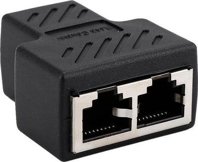 Netwerk Splitter 1 Naar 2 RJ45 I Internet Kabel Splitter I Netwerk Adapter I Ethernet Kabel Connector I Netwerk Adapter - Connector - LAN