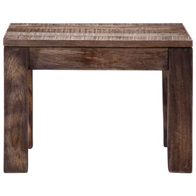 vidaXL - Salontafel - 50x50x35 - cm - massief - mangohout