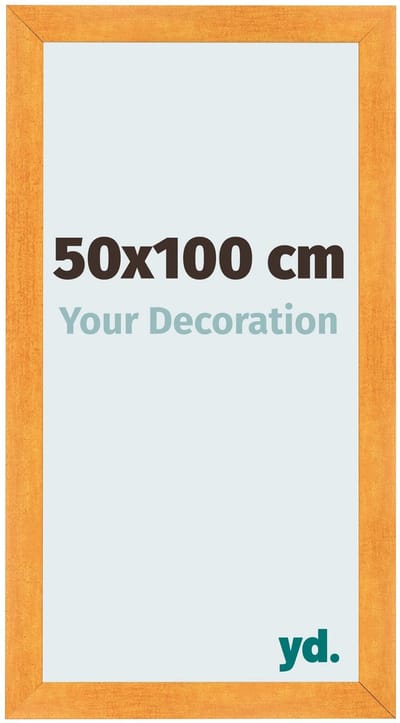 Your Decoration - Fotolijst 50x100 cm - MDF - Oranje - Pisa
