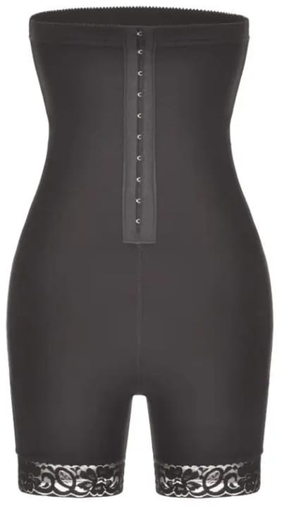 Go Go Gadget - High waist - Body shaper - Shapewear - Corrigerend - Body - Corset - Kant randje - Maat L - Zwart