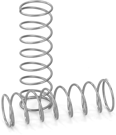 Drukveren Roestvrij - Compressieveren Set - Apparaten Reparatie - Hoge Elasticiteit - 10 Stuks 25mm - Zilverkleurig