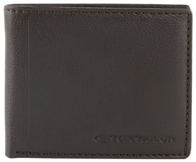 Tom Tailor - TTBELA leren portemonnee - Maat ONESIZE - dark brown
