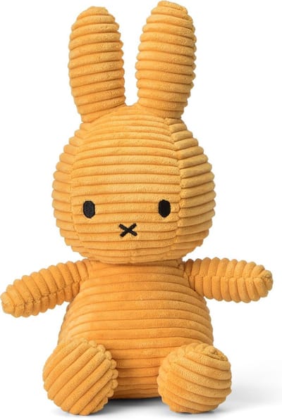 Nijntje Corduroy Yellow 23cm - Knuffel Nijntje