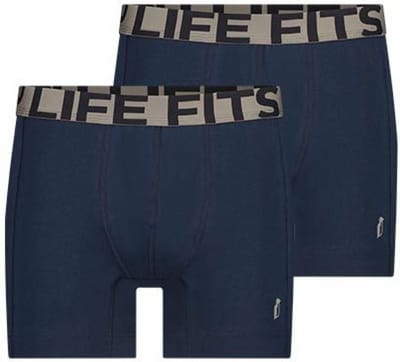 Alca Fashion - Heren Boxershort - Navy 3XL – Grote Maten Mannen - Katoen - 2-pack