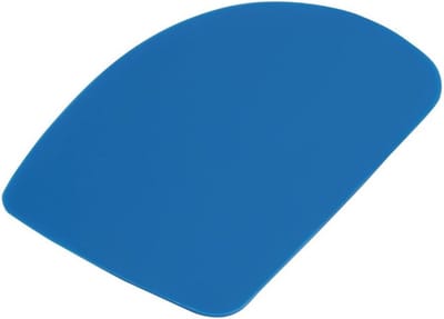 Deegschraper Vogue - 114 x 76 mm - Flexibele, kunststof Deegsteker - Blauw