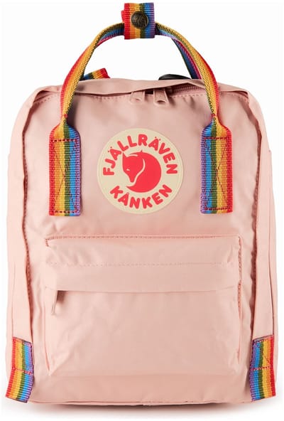 Fjällräven vrijetijdsrugzak rugzak Kånken Kånken Mini 7L Chalk Rose - Rainbow oud roze
