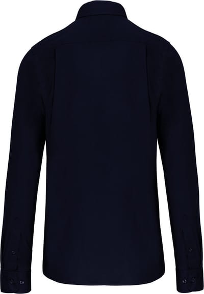 Kariban Heren poplin overhemd lange mouwen K541 - Navy - 3XL