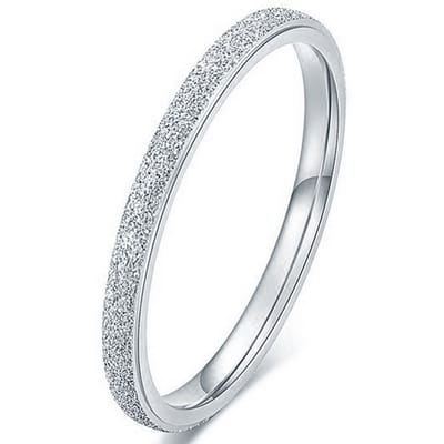 Dames ring LGT Jewels Stardust Edelstaal Zilverkleurig-18mm