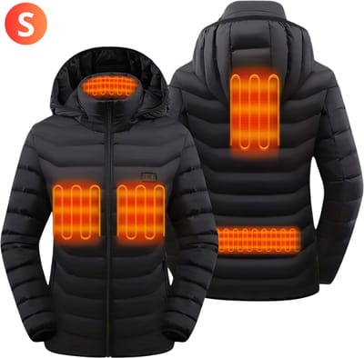 Nivard Verwarmde Jas - Heating Jacket - Thermo Jas - Elektrische Kleding - Jas Met Verwarming - 3 Standen - Heren - Maat S