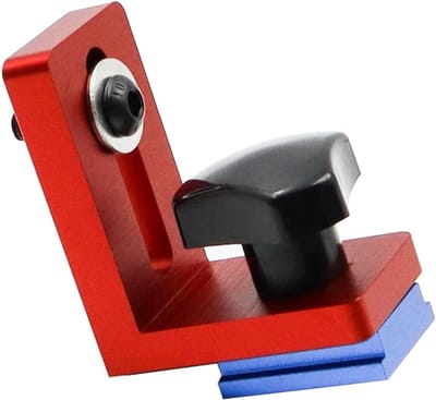 Verstelbare geleide stoppers voor T-slot, ideaal voor houtbewerking, nauwkeurige positionering en stabiliteit