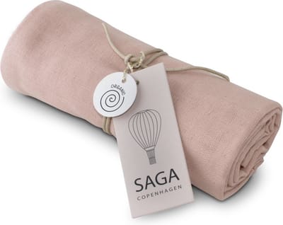 Saga Copenhagen | Hydrofiele doek / luier  | 70 x 70 cm | 100% bio katoen | Misty Rose