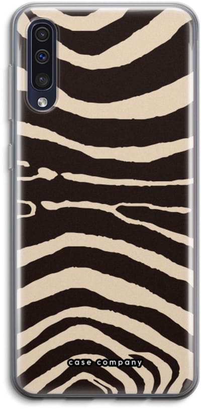 Case Company® - Hoesje geschikt voor Samsung Galaxy A50 hoesje - Arizona Zebra - Soft Cover Telefoonhoesje - Bescherming aan alle Kanten en Schermrand