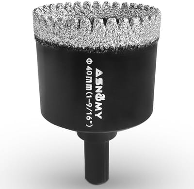 Diamant Boorkroon 40mm - Voor Tegels, Glas, Porselein en Graniet