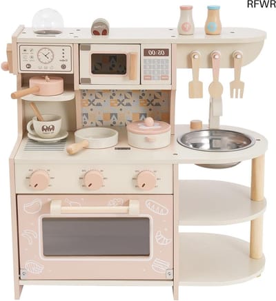 RFWR® Speelkeuken voor Kinderen met Koffiemachine - Edukatief Speelgoed voor Creatief Rollenspel