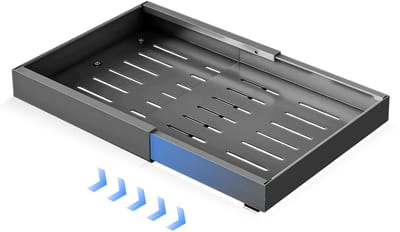 Unyqoos® Verstelbare en Uittrekbare Kastorganizer voor Keuken en Badkameropslag