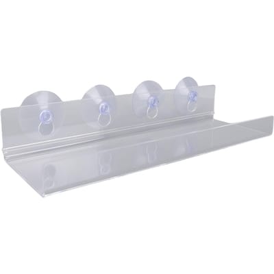 2 Pièces Étagères Flottantes pour Plantes de Fenêtre Extenseur d'Appui de Fenêtre en Acrylique Support pour Jardinière avec Ventouses pour Succulentes d'Intérieur