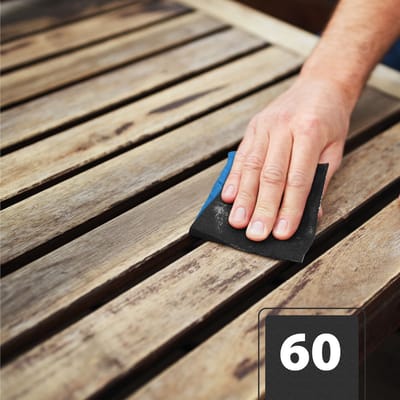 Schuurpapier Korrel 60 - Blauw - 230 x 280 mm - 5 stuks | Aluminiumoxide | Voor Grof Schuurwerk op Metaal & Kunststof [10439-060]
