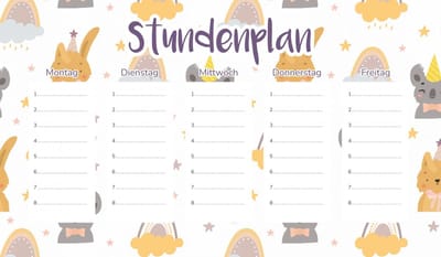Wallvy - Magnetische Lesrooster - Tekeningen Dieren en Regenboog - 30x17,5cm