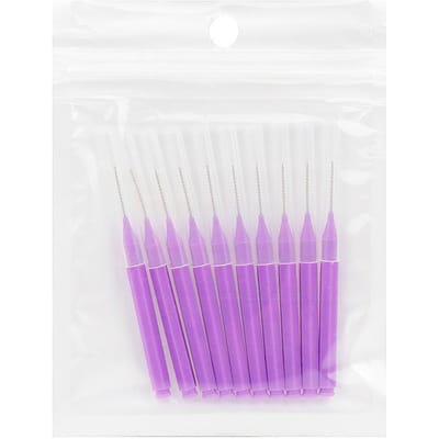 10 pièces Brosse Micro pour Sourcils Avec Capuchon Pour Sourcils Cils Brosse à Sourcils Outils de Rehaussement et Coloration des Cils et Sourcils Peigne pour Sourcils et Cils Extensions violet