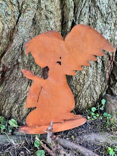 Engel - Tuin - Graf - Cadeau - Decoratie - Edel roest - Herinnering AF-128H