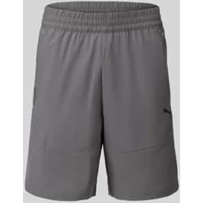 Regular fit sportshorts met labelprint