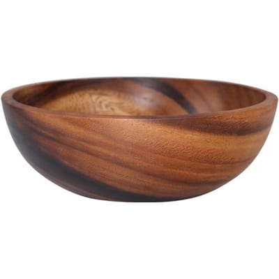 Houten Fruit Groente Opbergkom Deeg Mixer Kom Decoratie Praktisch Huishouden Keuken Picknick Dienblad Voedsel Brood Schalen Salade brown