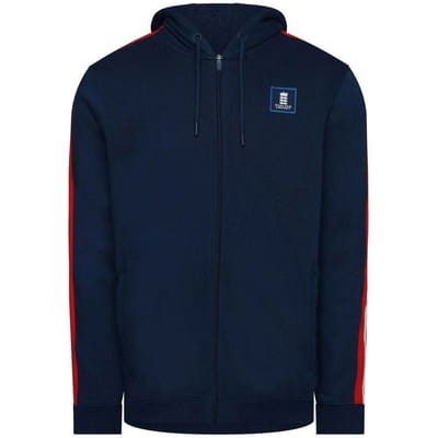 Castore Heren Engeland Cricket Volledige Rits Hoodie (Navy Peony)