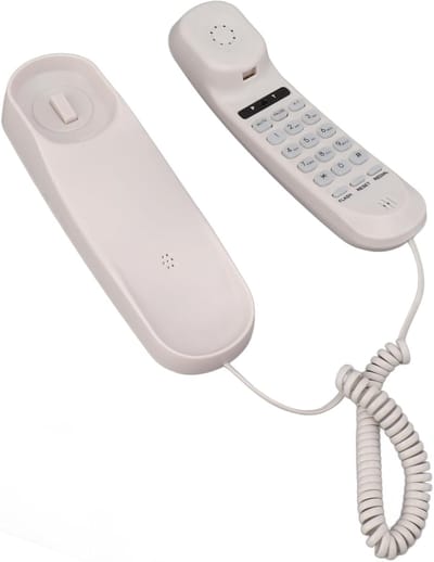 Vaste Telefoon voor Thuis of Kantoor - Muurmonteerbaar en Hoorntelefoon met Duidelijk Geluid