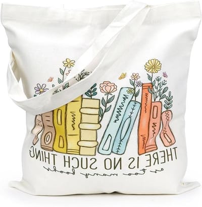 Canvas Tote Bag met Schouderriem voor Dames - Herbruikbare Shopper Tas voor Winkelen, Reizen en Feesten