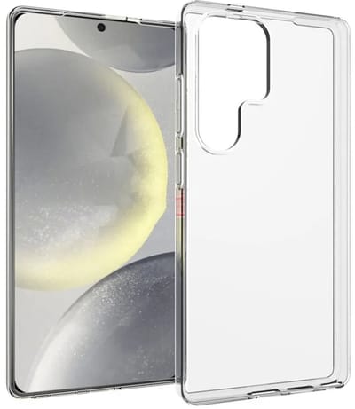 Flexibele achterkant Silicone hoesje Transparant Geschikt voor: Samsung Galaxy S25 Ultra