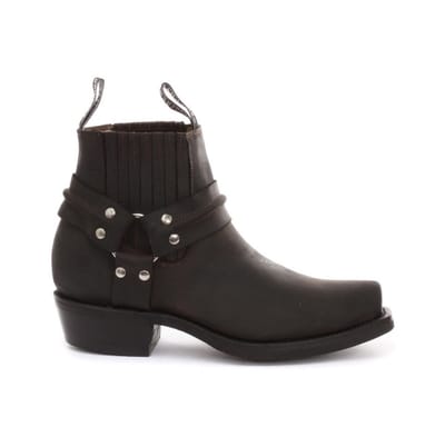 Grinders Unisex Bruine Western Leren Laarzen-Renegade Lo