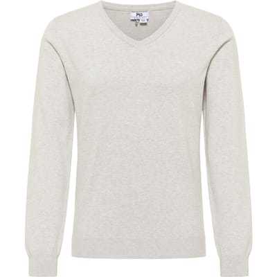 Mo basic jumper Blonda Heren licht grijs melange