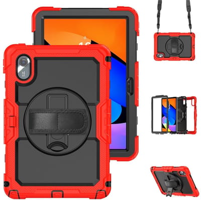 Coverup Tablethoes geschikt voor Lenovo Idea Tab 11 Hoesje - Heavy Duty Case - Rood