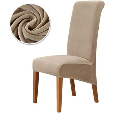 Grote stoelhoes anti-vuile elasticiteit stoel stoelhoezen keukenhoes voor banket bruiloft diner restaurant 4-Pcs