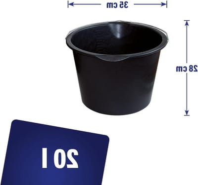 Bouwemmer, 20 of 40 l - Type: 10402/20 liter, 33 cm breed