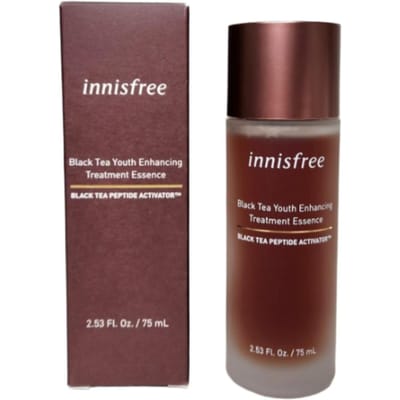 Innisfree Black Tea Youth Enhancing Treatment Essence 75ml brown