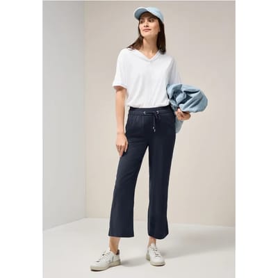 7/8 Wide Legs viscose broek